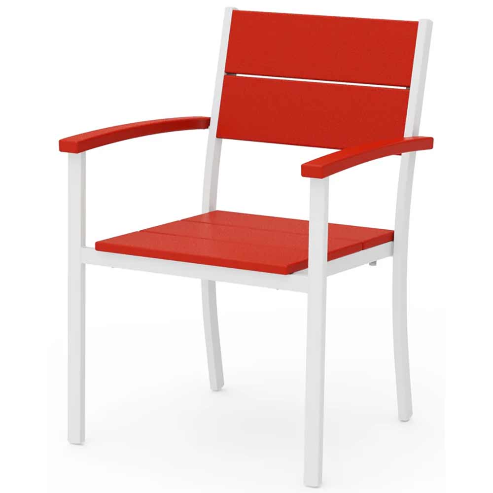 POLYWOOD® - Main Street Stacking Dining Arm Chair - AL210 - Image 9