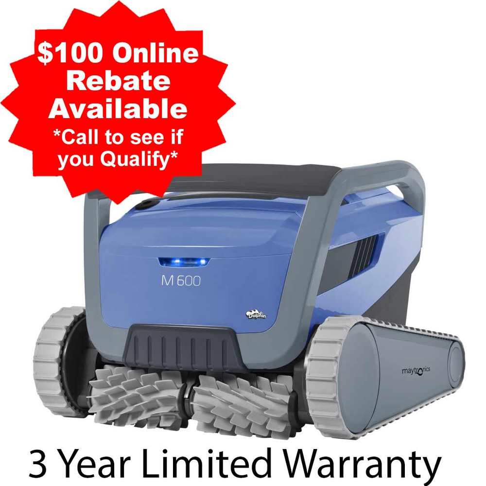 Maytronics Dolphin M600 Robotic Pool Cleaner - Image 3