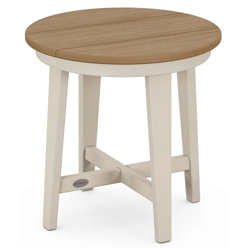 POLYWOOD® Newport 19" Round End Table - Select Accents - CTR19 - Image 11