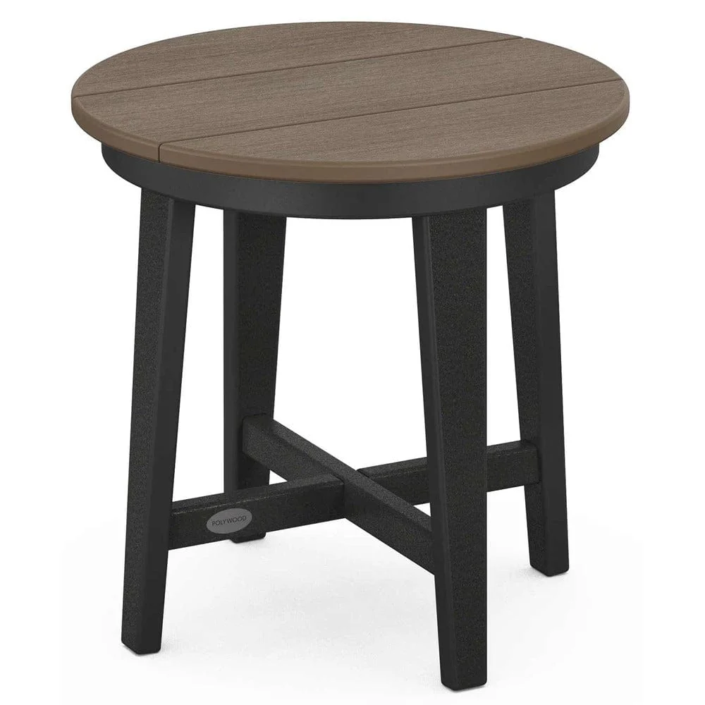 POLYWOOD® Newport 19" Round End Table - Select Accents - CTR19 - Image 3