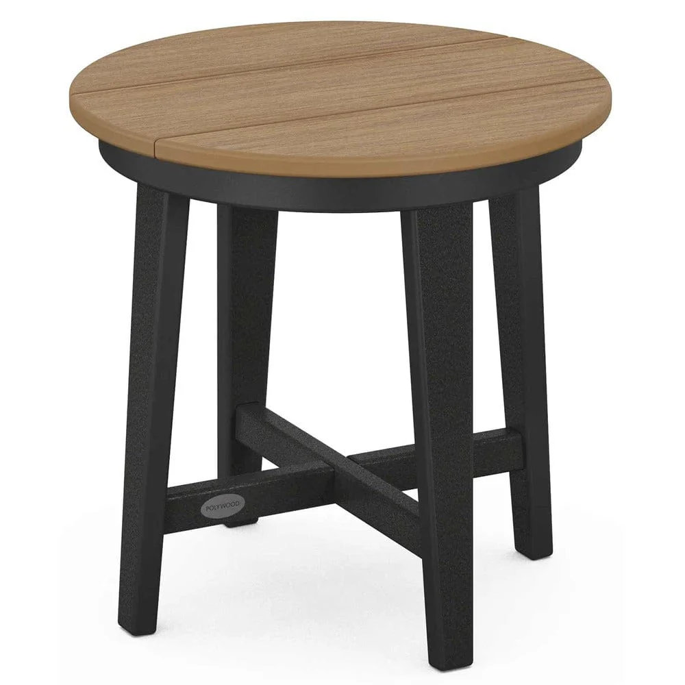 POLYWOOD® Newport 19" Round End Table - Select Accents - CTR19 - Image 4
