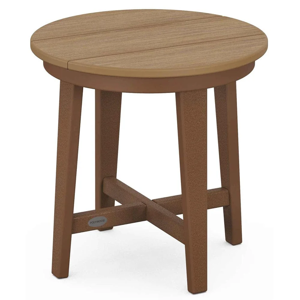 POLYWOOD® Newport 19" Round End Table - Select Accents - CTR19 - Image 5