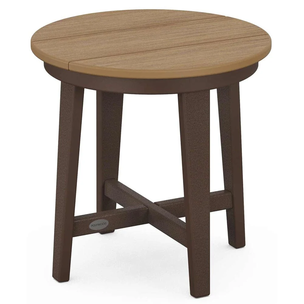 POLYWOOD® Newport 19" Round End Table - Select Accents - CTR19 - Image 6