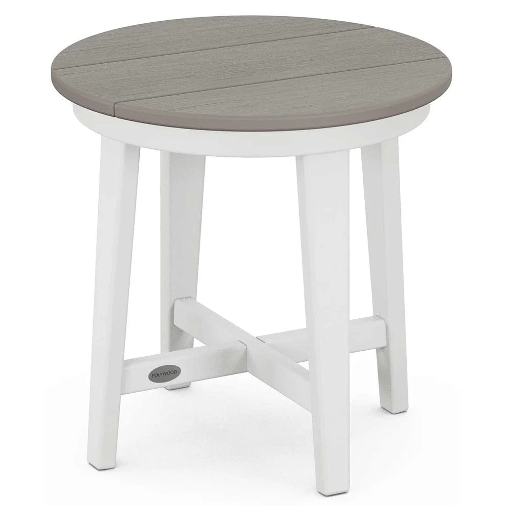 POLYWOOD® Newport 19" Round End Table - Select Accents - CTR19 - Image 7