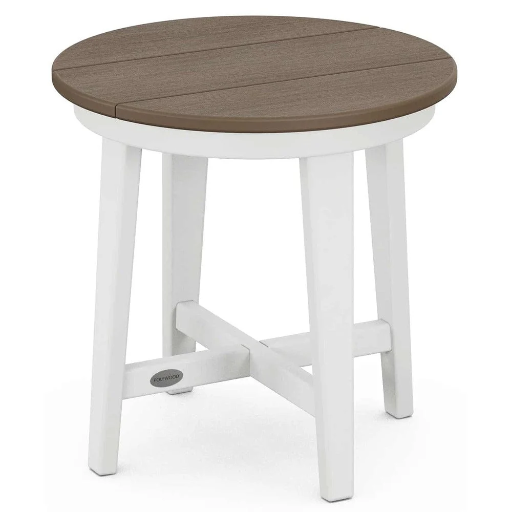POLYWOOD® Newport 19" Round End Table - Select Accents - CTR19 - Image 8