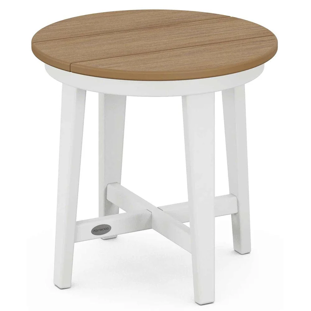 POLYWOOD® Newport 19" Round End Table - Select Accents - CTR19 - Image 9