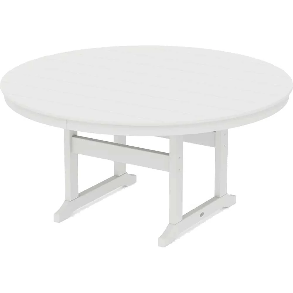 POLYWOOD® 60" Round Farmhouse Dining Table - RT260-L5 - Image 7