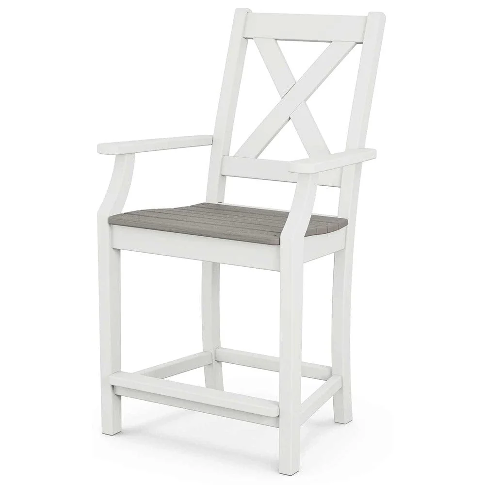POLYWOOD® Braxton Counter Arm Chair - Select Accents - TGD281 - Image 2