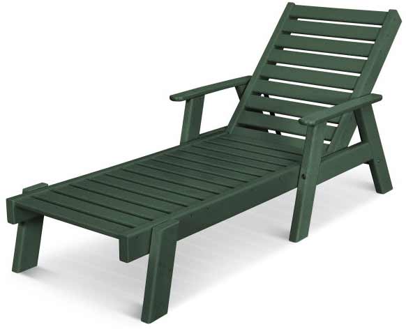 POLYWOOD® Captain Chaise with Arms - AC2678-1 - Image 6