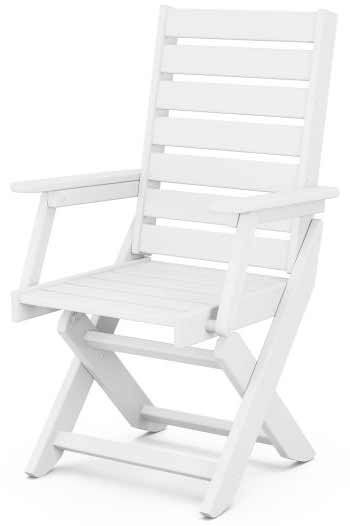 POLYWOOD® Captain Folding Dining Chair - CC4423-1 - Image 7
