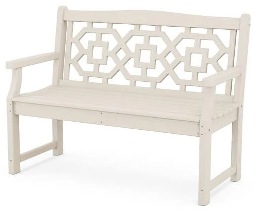 POLYWOOD® Martha Stewart Chinoiserie 48” Garden Bench - MSTGB481 - Image 10