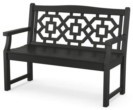 POLYWOOD® Martha Stewart Chinoiserie 48” Garden Bench - MSTGB481 - Image 4