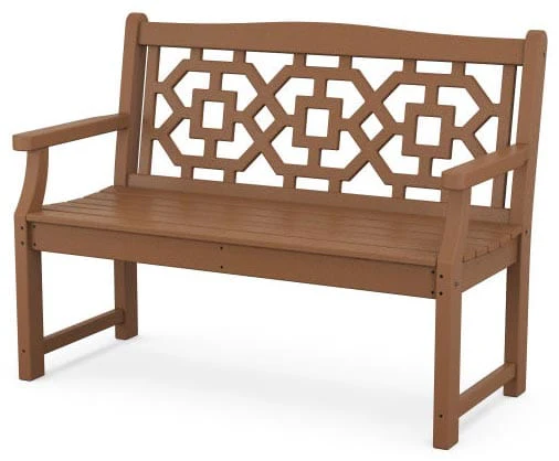 POLYWOOD® Martha Stewart Chinoiserie 48” Garden Bench - MSTGB481 - Image 6