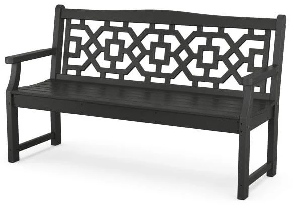 POLYWOOD® Martha Stewart Chinoiserie 60” Garden Bench - MSTGB601 - Image 4