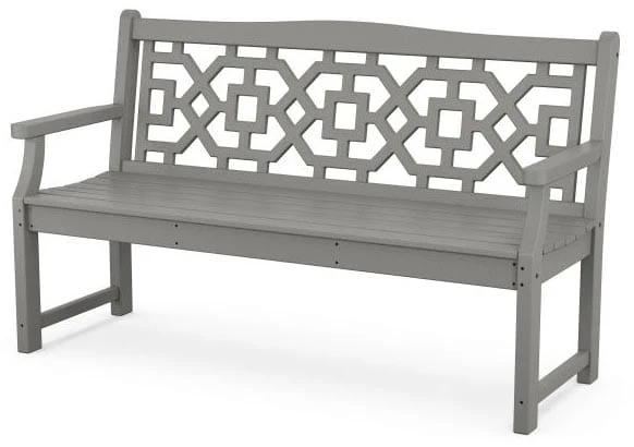POLYWOOD® Martha Stewart Chinoiserie 60” Garden Bench - MSTGB601 - Image 5