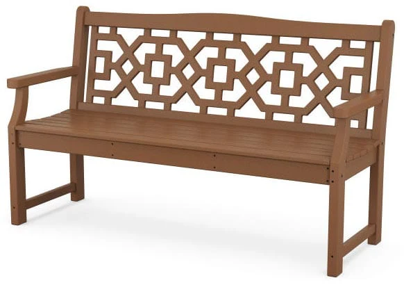 POLYWOOD® Martha Stewart Chinoiserie 60” Garden Bench - MSTGB601 - Image 6