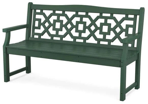 POLYWOOD® Martha Stewart Chinoiserie 60” Garden Bench - MSTGB601 - Image 7
