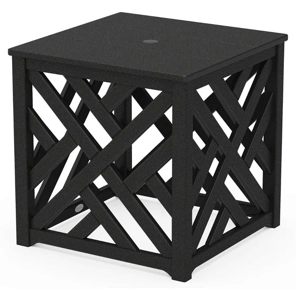 POLYWOOD® Chippendale Umbrella Stand Accent Table - CT4P232U - Image 3
