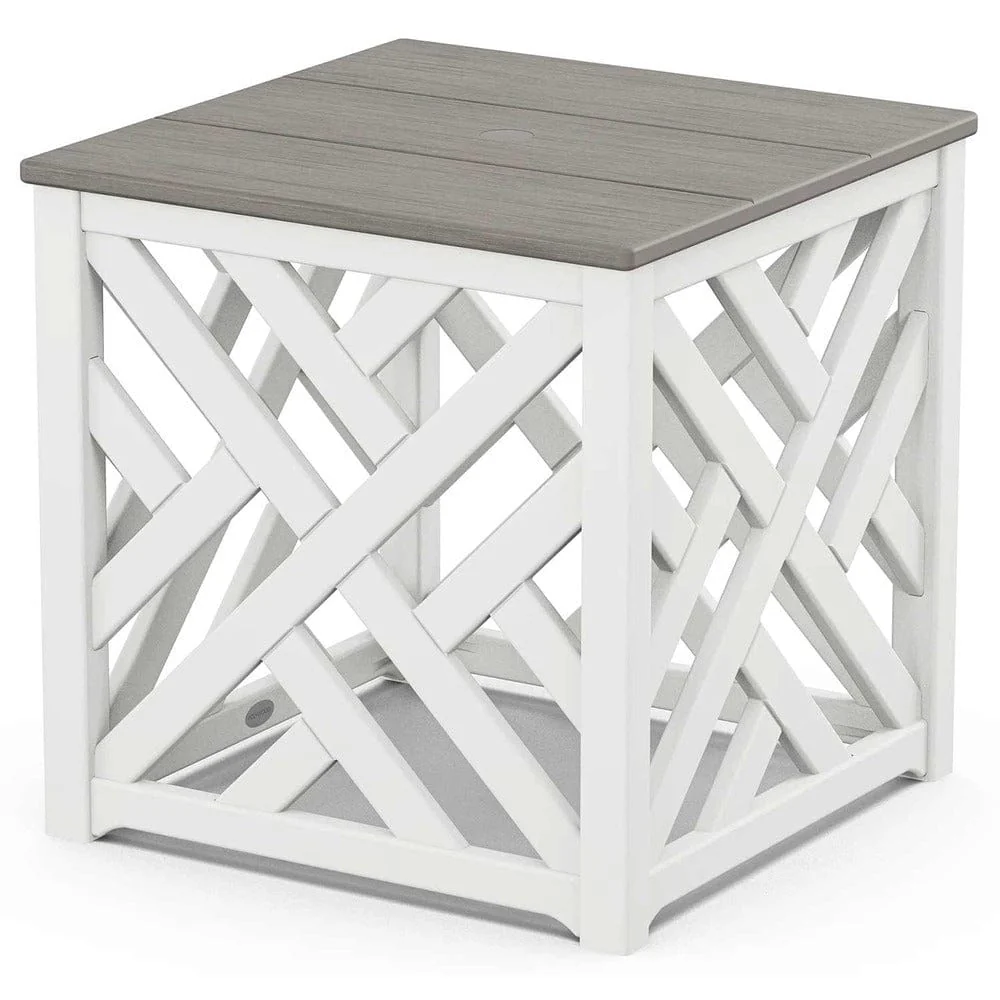POLYWOOD® Chippendale Umbrella Stand Accent Table - Select Accents - CT4P232U - Image 7
