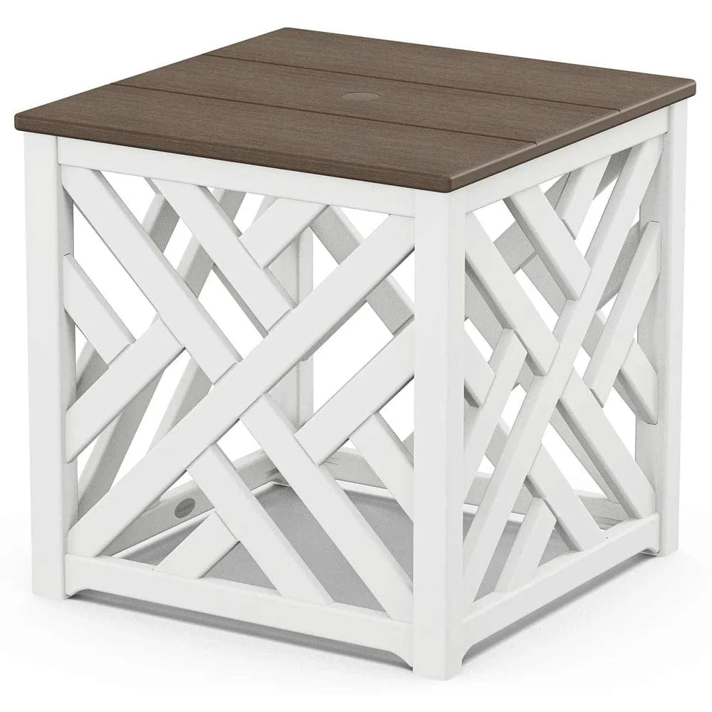 POLYWOOD® Chippendale Umbrella Stand Accent Table - Select Accents - CT4P232U - Image 8