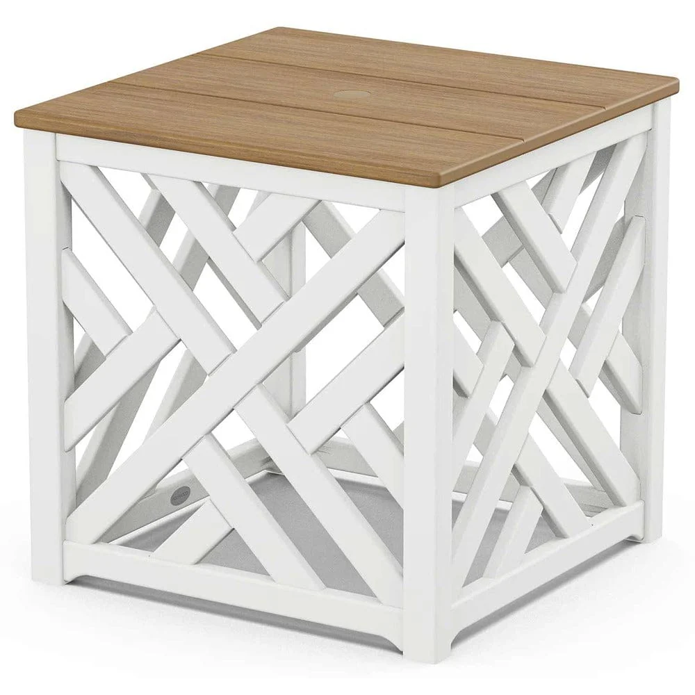 POLYWOOD® Chippendale Umbrella Stand Accent Table - Select Accents - CT4P232U - Image 9