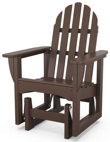 POLYWOOD® Classic Adirondack Glider Chair - ADSGL-1 - Image 8