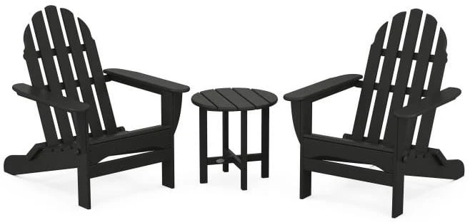 POLYWOOD® Classic Folding Adirondack 3-Piece Set - PWS214-1 - Image 4
