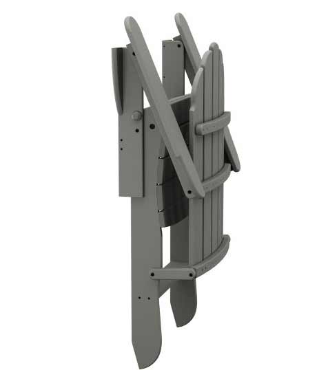 POLYWOOD® Classic Oversized Folding Adirondack Chair - AD7030 - Image 3