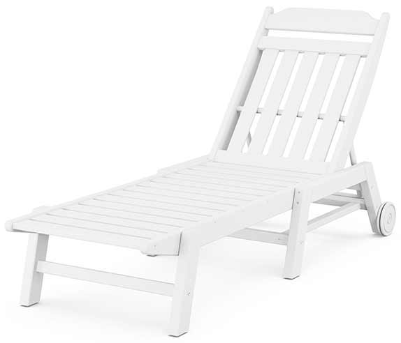 POLYWOOD® Country Living Chaise with Wheels - CLCAW2280 - Image 8