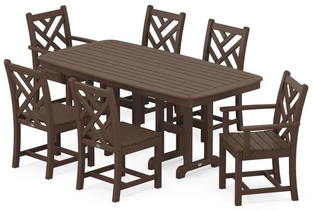 POLYWOOD® Dining Set - Chippendale 7-Piece - PWS121-1 - Image 6