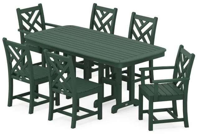POLYWOOD® Dining Set - Chippendale 7-Piece - PWS121-1 - Image 7