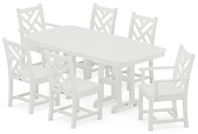 POLYWOOD® Dining Set - Chippendale 7-Piece - PWS121-1 - Image 8