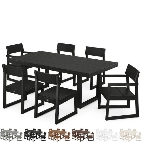 POLYWOOD® Dining Set - EDGE 7-Piece - PWS552-1 - Image 2