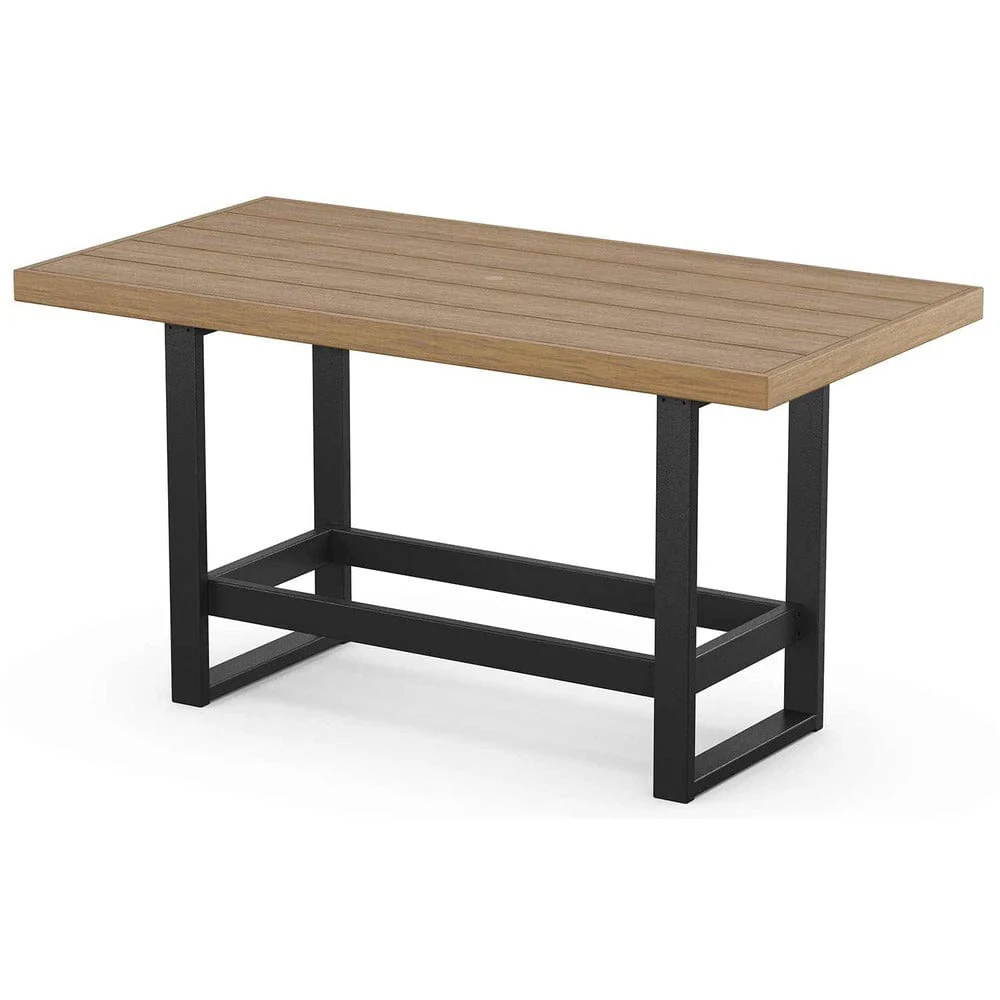 POLYWOOD® EDGE 40" x 78" Bar Table - Select Accents - EMBT4078 - Image 5