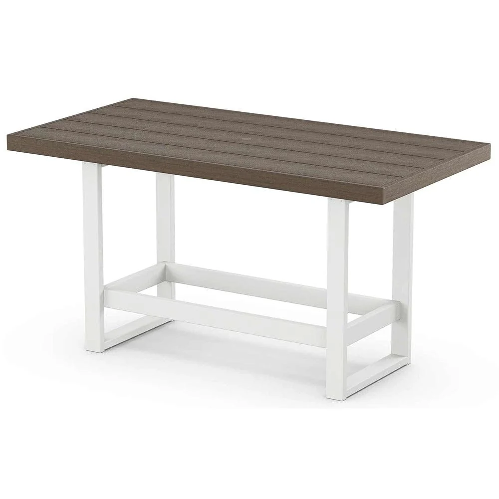 POLYWOOD® EDGE 40" x 78" Bar Table - Select Accents - EMBT4078 - Image 8