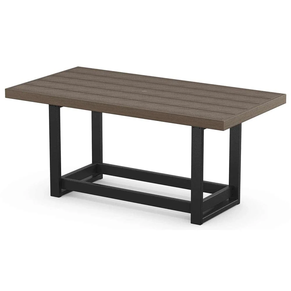 POLYWOOD® EDGE 40" x 78" Counter Table - Select Accents - EMRT4078 - Image 4