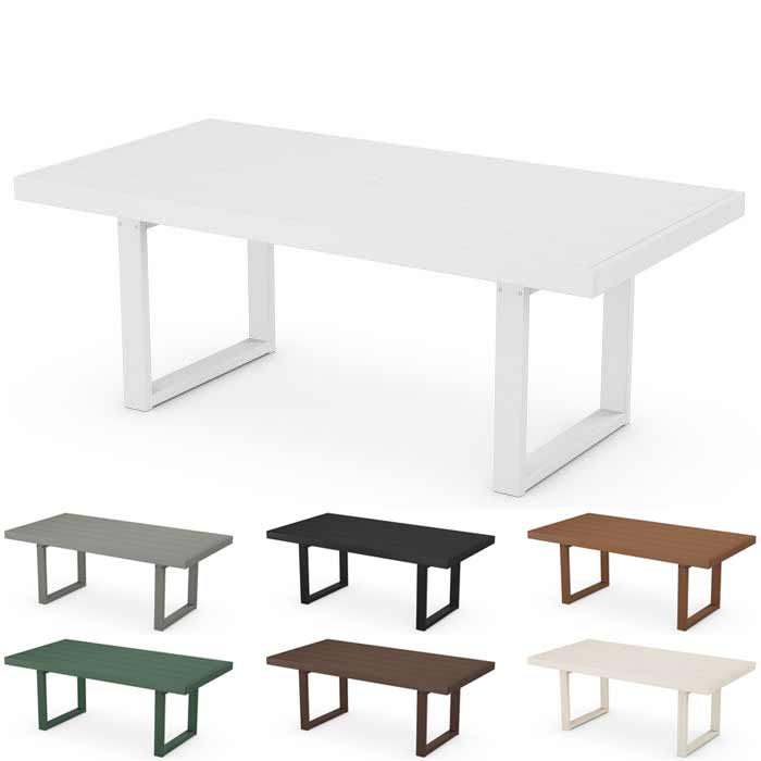 POLYWOOD® EDGE 40" x 78" Dining Table - EMT4078 - Image 2