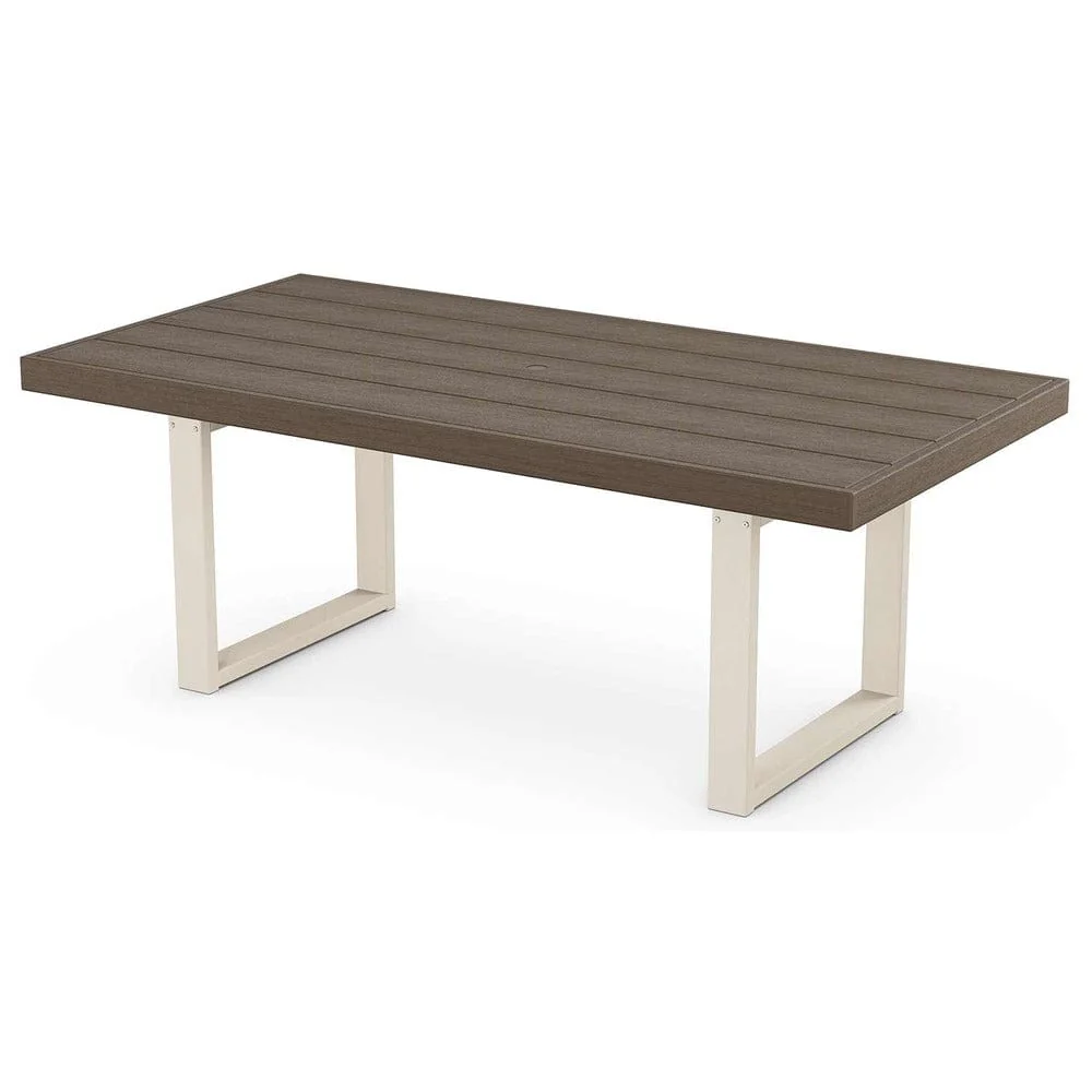 POLYWOOD® EDGE 40" x 78" Dining Table - Select Accents - EMT4078 - Image 7