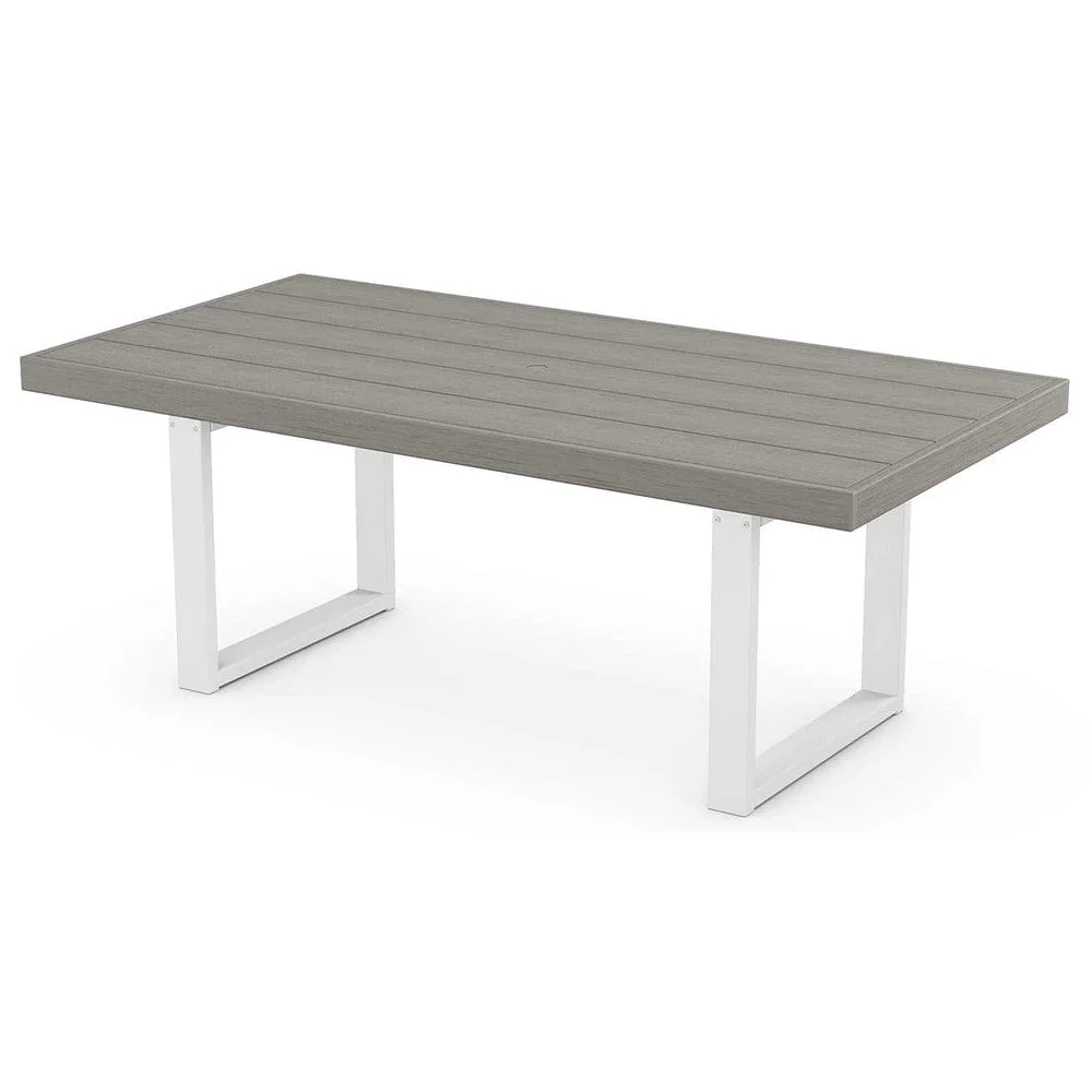 POLYWOOD® EDGE 40" x 78" Dining Table - Select Accents - EMT4078 - Image 9