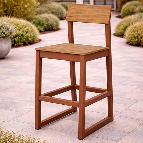 POLYWOOD® EDGE Bar Side Chair - Select Accents - EMD102