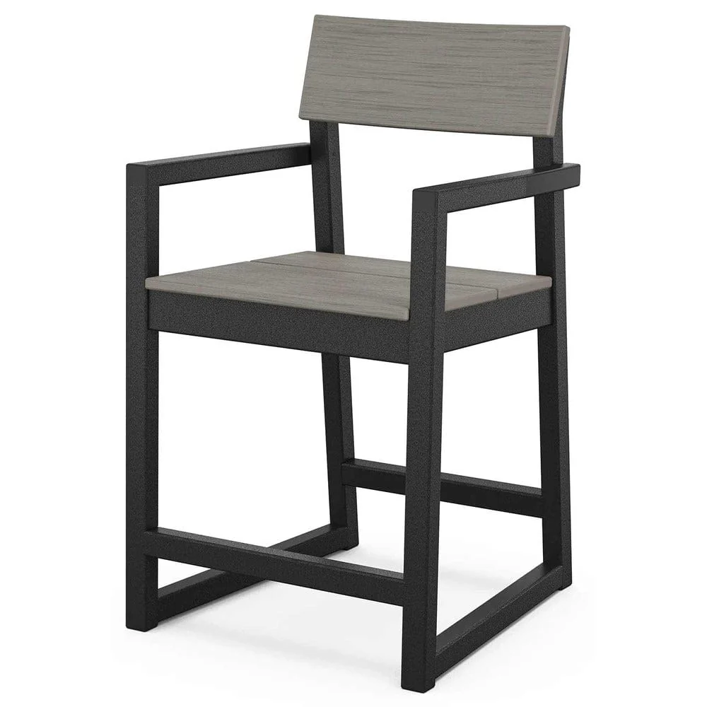 POLYWOOD® EDGE Counter Arm Chair - Select Accents - EMD201 - Image 3