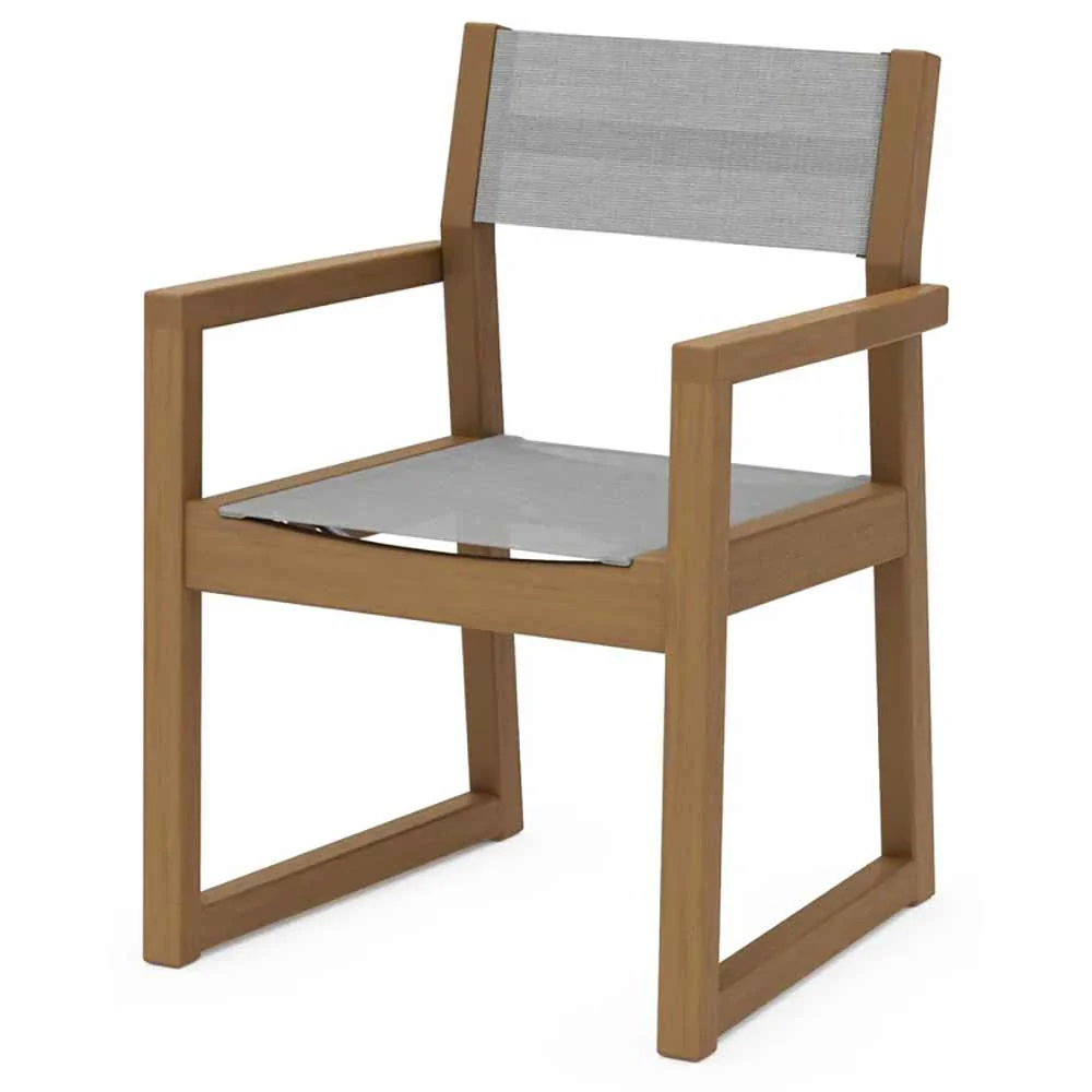 POLYWOOD® EDGE Sling Dining Arm Chair - EMD290 - Image 130