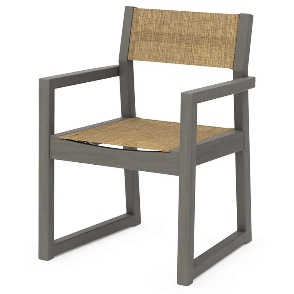 POLYWOOD® EDGE Sling Dining Arm Chair - EMD290 - Image 135