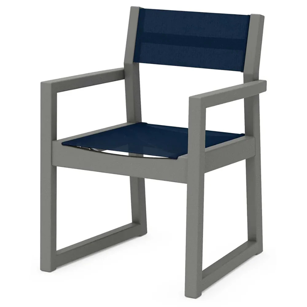 POLYWOOD® EDGE Sling Dining Arm Chair - EMD290 - Image 4