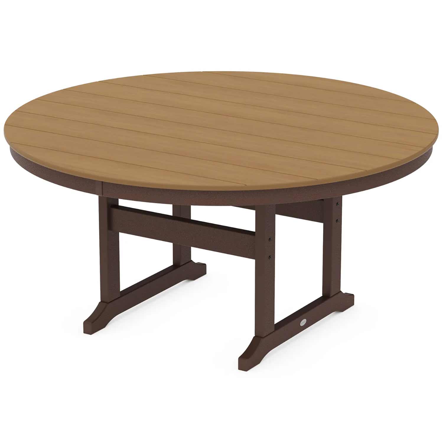 POLYWOOD® Farmhouse 60" Round Dining Table - Select Accents - RT260-L5 - Image 6