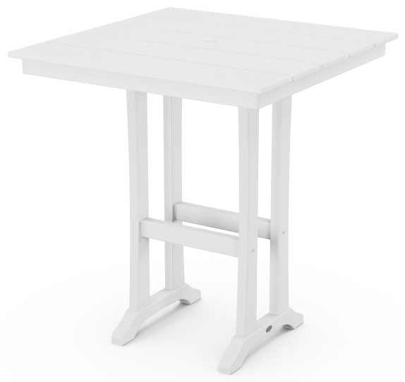 POLYWOOD® Farmhouse Trestle 37" Bar Table - PLB81-T1L1 - Image 7