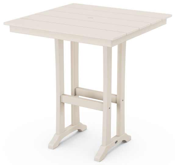POLYWOOD® Farmhouse Trestle 37" Bar Table - PLB81-T1L1 - Image 8