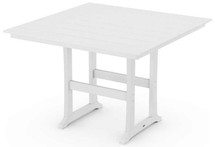 POLYWOOD® Farmhouse Trestle 59" Bar Table - PLB85-T1L1 - Image 7
