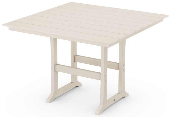 POLYWOOD® Farmhouse Trestle 59" Bar Table - PLB85-T1L1 - Image 8