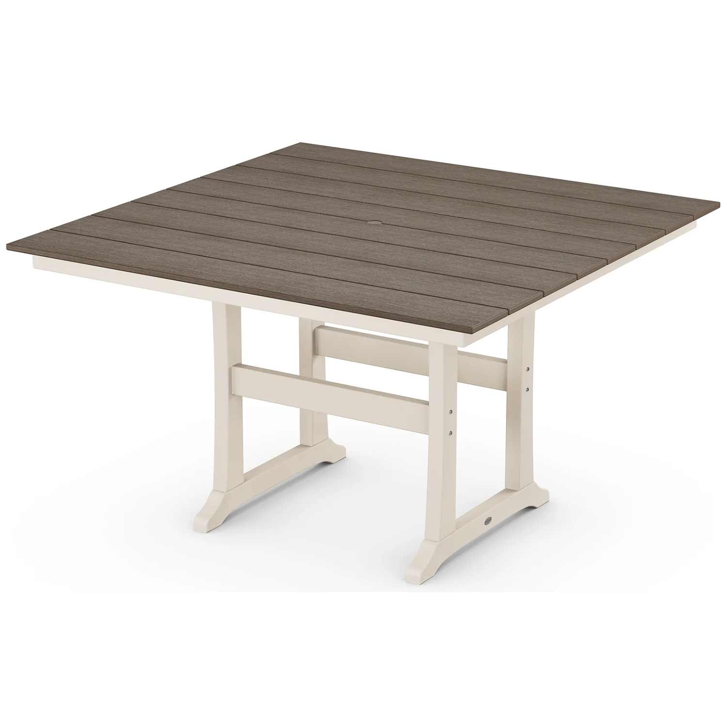 POLYWOOD® Farmhouse Trestle 59" Counter Table - Select Accents - PLR85-T1L1 - Image 10